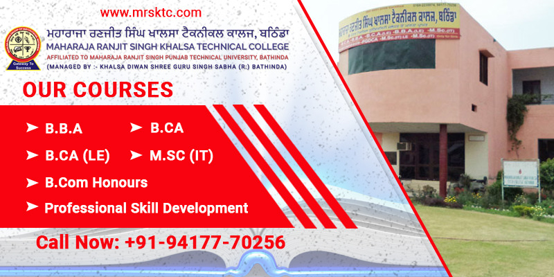 Maharaja Ranjit Singh Khalsa Technical College, Bathinda : +9194177-70256